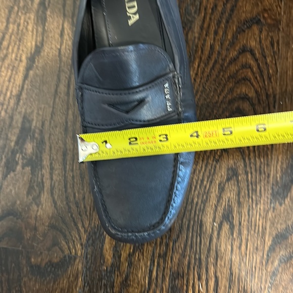 PRADA NAVY RIDERS. IN EXCELLENT CONDITION. WORN HANDFUL OF TIMES. - Picture 13 of 13